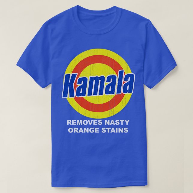 Camiseta Kamala retira las montañas del Naranja desagradabl (Diseño del anverso)