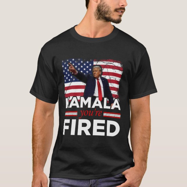 Camiseta Kamala te despiden gracioso (Anverso)