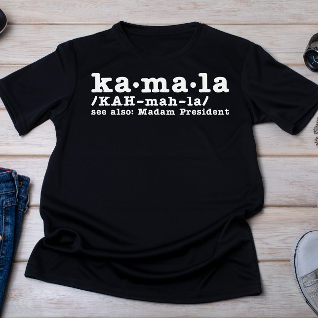 Camiseta Kamala Vea También: Señora Presidenta Phonetic (Subido por el creador)