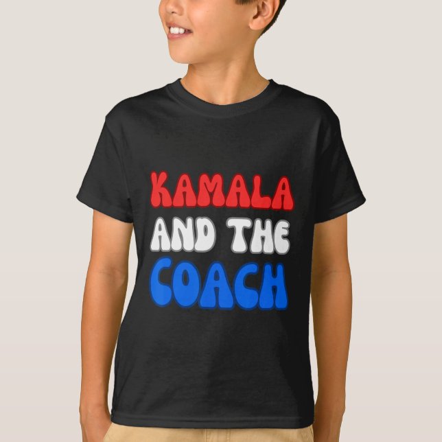 Camiseta Kamala Y El Coach Harris Elección Presidencial V (Anverso)