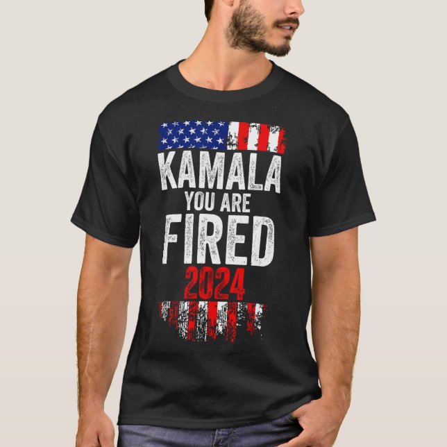 Camiseta Kamala You're Fired Funny Anti Kamala Harris Elect (Anverso)