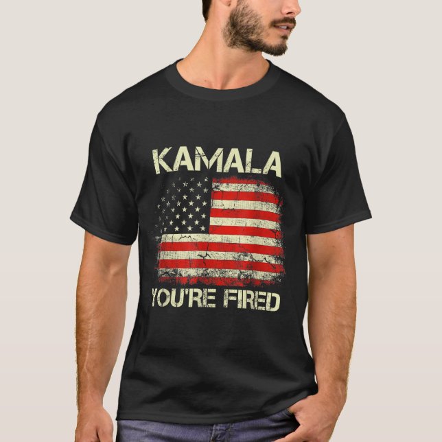 Camiseta Kamala You're Fired Funny Anti Kamala Harris Elect (Anverso)