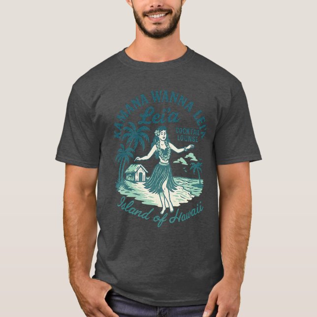 Camiseta Kamana Wanna Lei A Cocktail Lounge (Anverso)