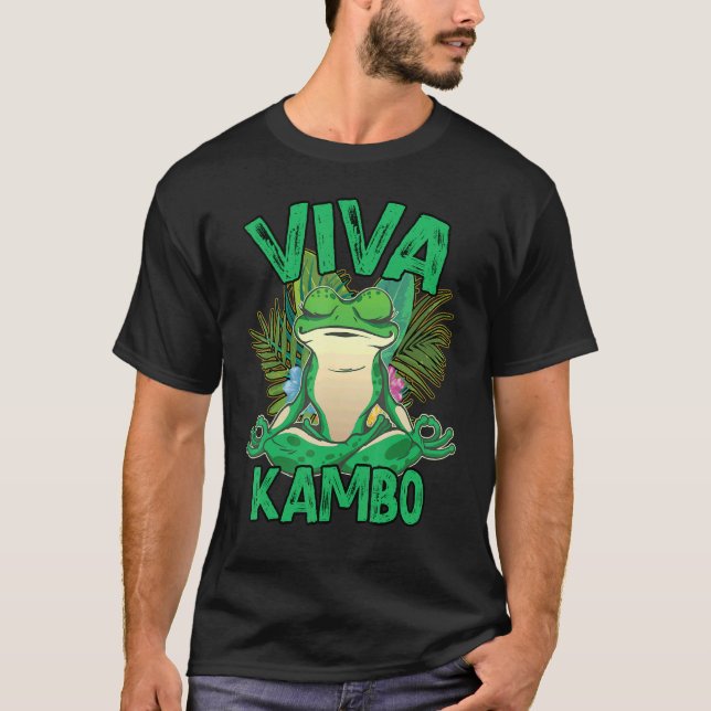 Camiseta Kambo Warrior Frog Ceremony Plant Medicina (Anverso)