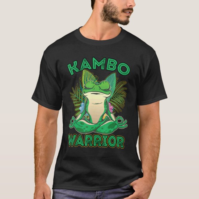 Camiseta Kambo Warrior Frog Ceremony Plant Medicina (Anverso)