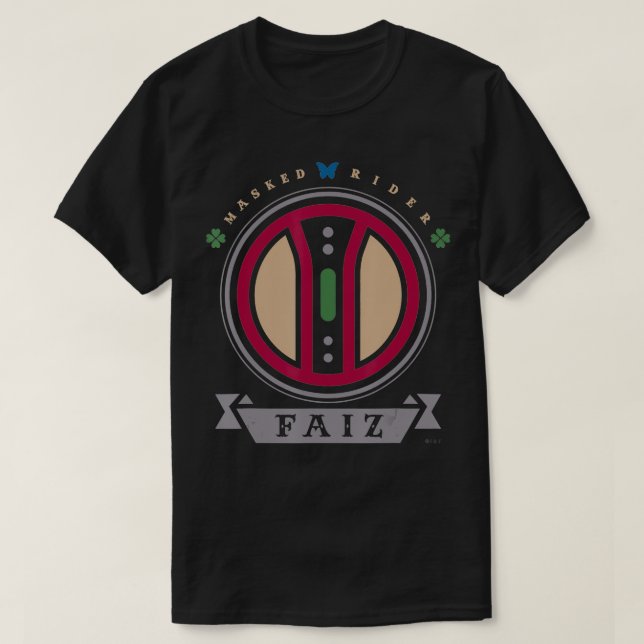 Camiseta Kamen Rider Faiz  (Diseño del anverso)