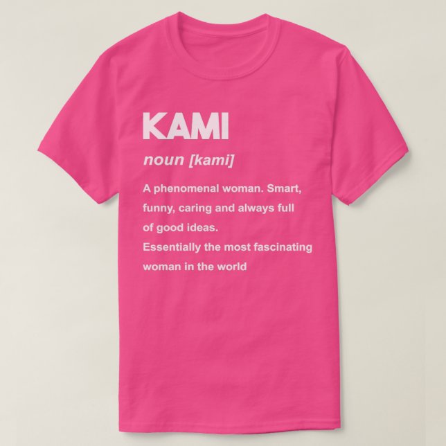 Camiseta Kami 23 (Diseño del anverso)
