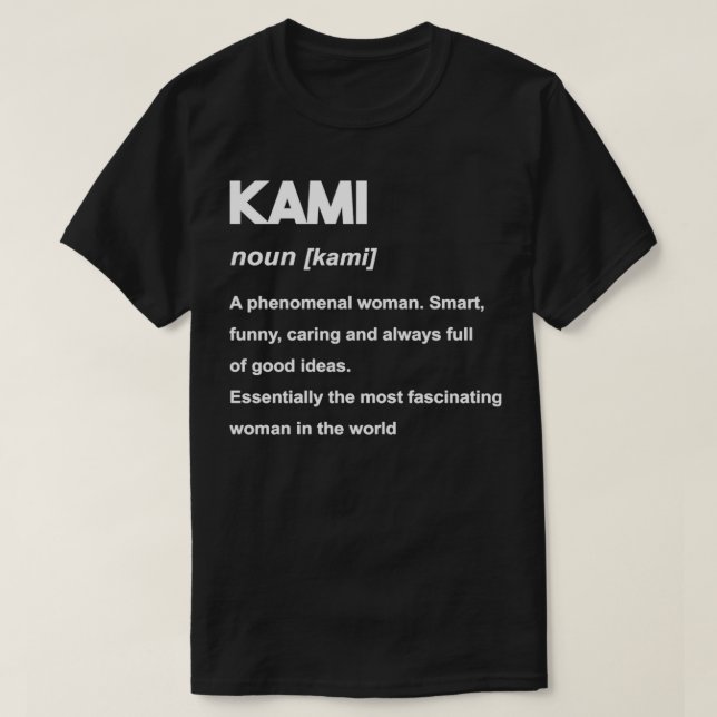 Camiseta Kami 24 (Diseño del anverso)