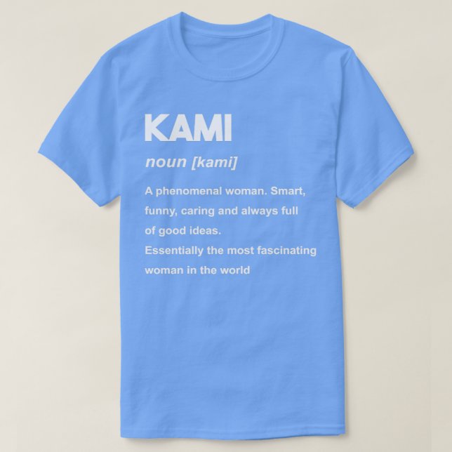 Camiseta Kami 5 (Diseño del anverso)