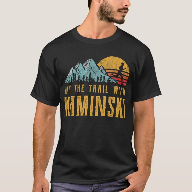 Camiseta KAMINSKI en ejecución - Golpear el sendero con nom (Anverso)