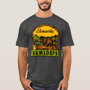 Camiseta Kamloops BC Canada Vintage Travel