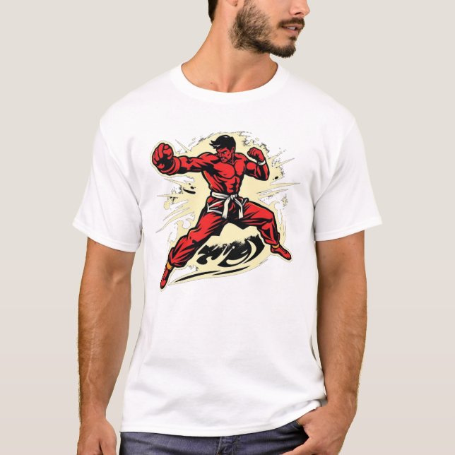 Camiseta „Kampfsport – Disziplin, Stärke, Respekt“ (Anverso)