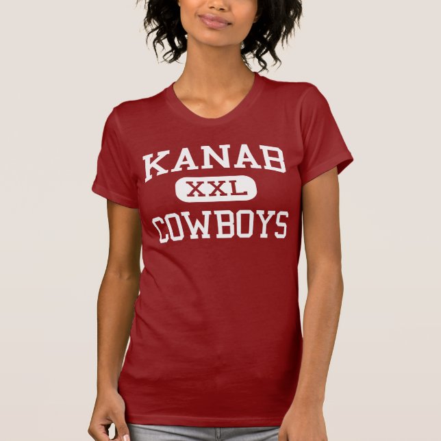 Camiseta Kanab - vaqueros - High School secundaria de Kanab (Anverso)