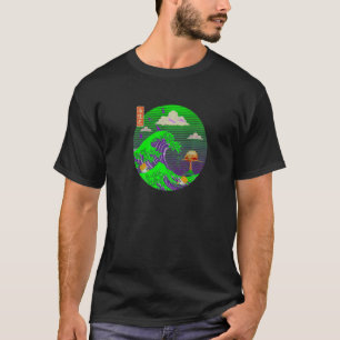 Camiseta Kanagawa Gran Ola Toxica Apocalipsis Vaporwave Out
