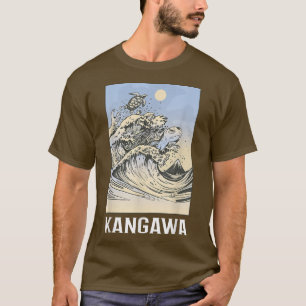 Camiseta Kanagawa Great Wave Japan Turle 
