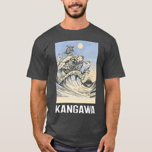 Camiseta Kanagawa Great Wave Japan Turle 