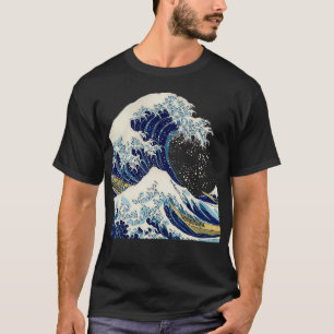 Camiseta Kanagawa Hokusai Arte Japonés La Gran Ola Vinta