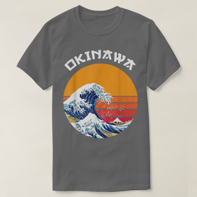 Camiseta Kanagawa Okinawa Japón (Diseño del anverso)