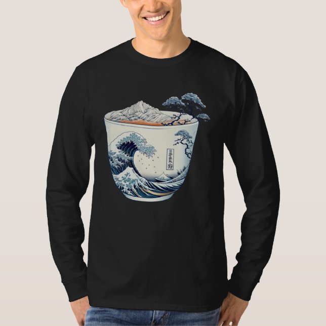 Camiseta Kanagawa Tea Cup  A that Takes You to Okinawa (Anverso)