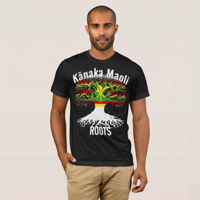 Camiseta Kānaka Maoli ROOTS (Anverso completo)