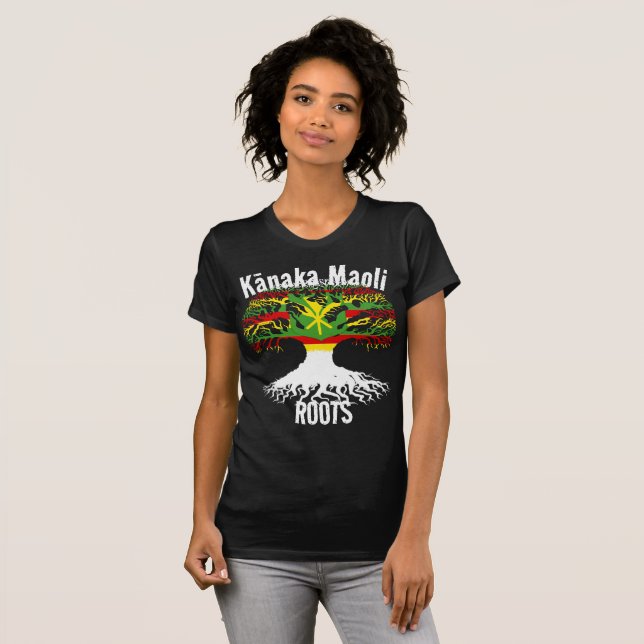 Camiseta Kānaka Maoli ROOTS (Anverso completo)