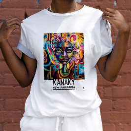 Camiseta Kanaky street art, Nouvelle-Calédonie, art urbain