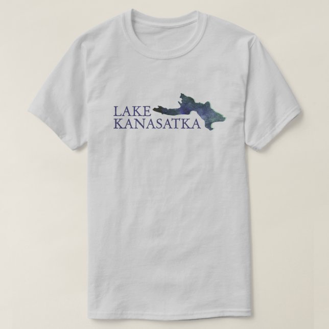 Camiseta Kanasatka, Región de los Lagos de NH, New Hampshir (Diseño del anverso)