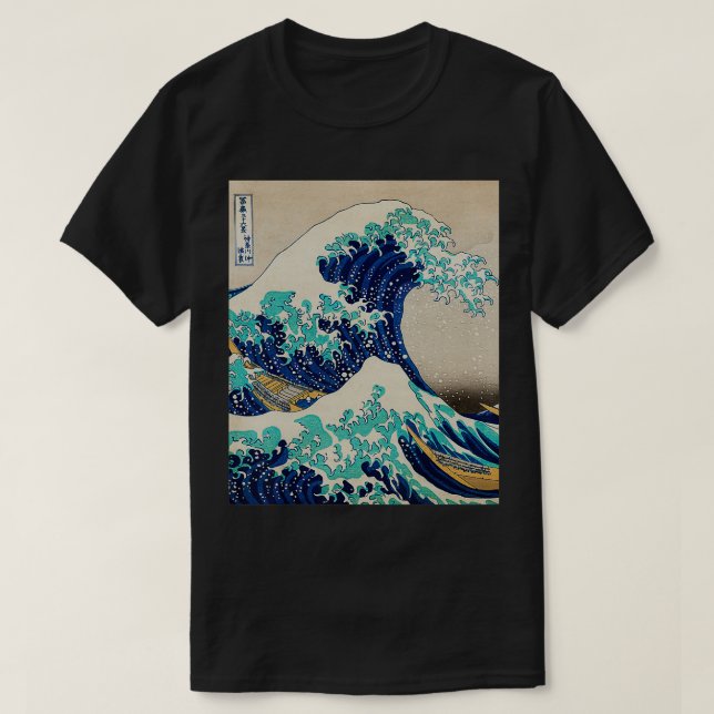 Camiseta Kanazawa Oki Nami Ura La Gran Ola (Diseño del anverso)