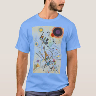 Camiseta Kandinsky Absract Expressionista Carolina Blue