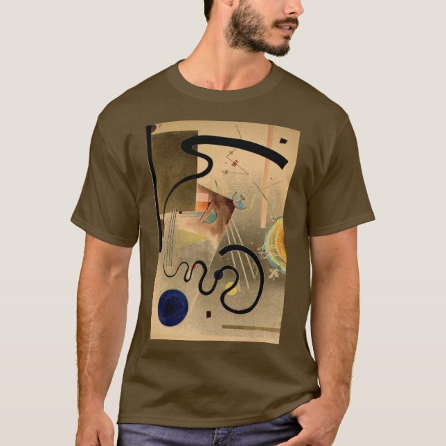 Camiseta Kandinsky Abstract Artwork Brown (Anverso)