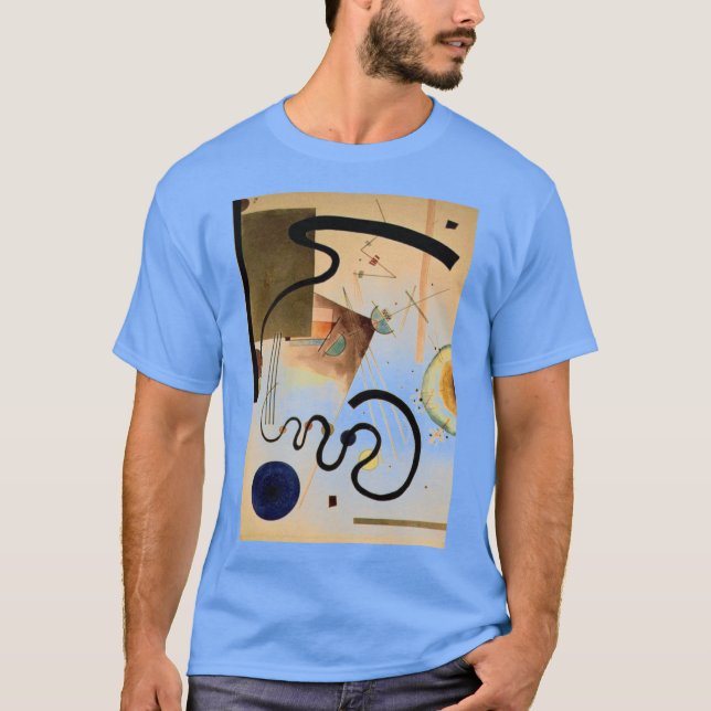 Camiseta Kandinsky Abstract Artwork Carolina Blue (Anverso)