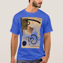 Camiseta Kandinsky Abstract Artwork Deep Royal Blue