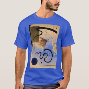 Camiseta Kandinsky Abstract Artwork Deep Royal Blue