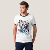Camiseta Kandinsky Abstracto Litografía Retro Ring