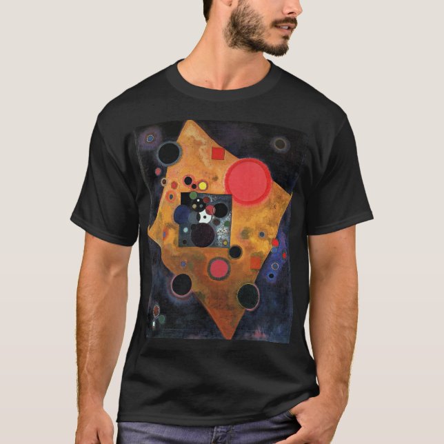 Camiseta Kandinsky - Accent on Rose, (Anverso)