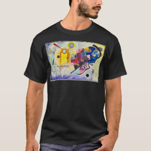 Camiseta Kandinsky amarillo rojoazul