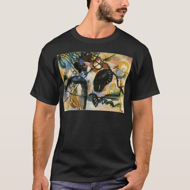 Camiseta Kandinsky Black Spot Resumen de arte (Anverso)
