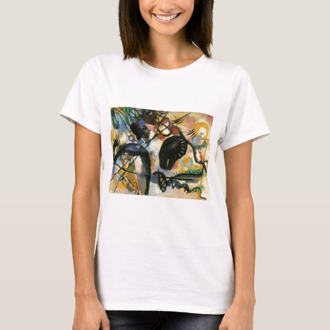 Camiseta Kandinsky Black Spot Resumen de arte (Anverso)