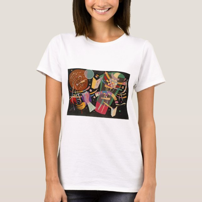 Camiseta Kandinsky Composition 10 Resumen de pintura (Anverso)