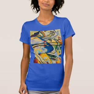Camiseta Kandinsky Composition IV Resumen Arte Azul Real