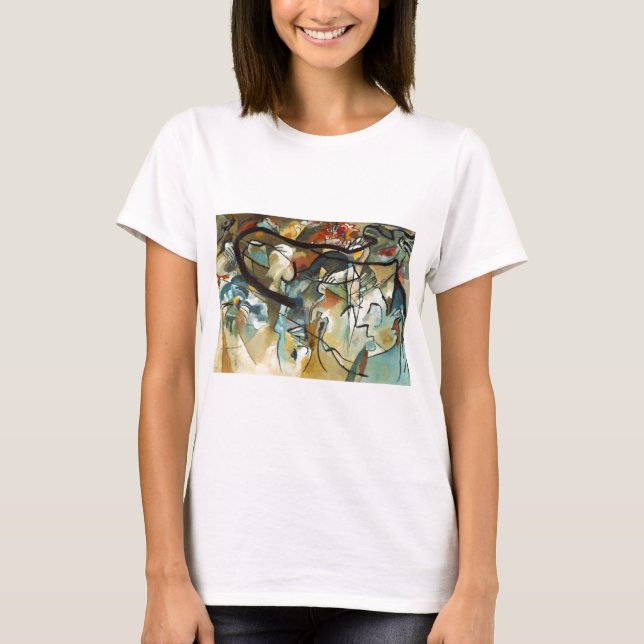 Camiseta Kandinsky Composition V Pintura abstracta (Anverso)