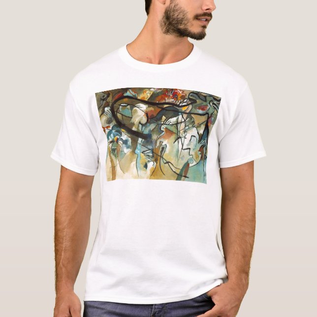 Camiseta Kandinsky Composition V Pintura abstracta (Anverso)