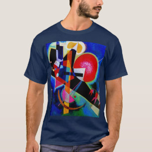 Camiseta Kandinsky con azul de la Marina de los Abstractos
