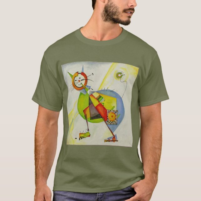 CAMISETA KANDINSKY ELECTRIC CAT (Anverso)