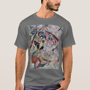 Camiseta Kandinsky En Gris Abstracto Artístico Gris Oscuro