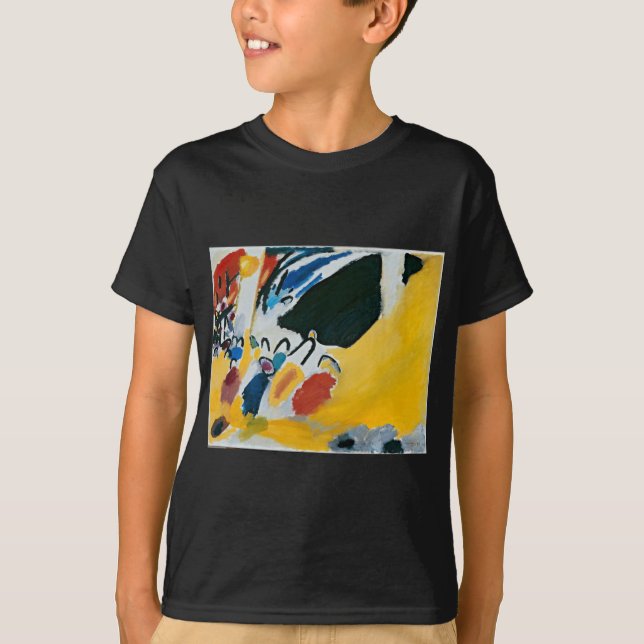 Camiseta Kandinsky Impresión III Concierto Resumen Pintura (Anverso)