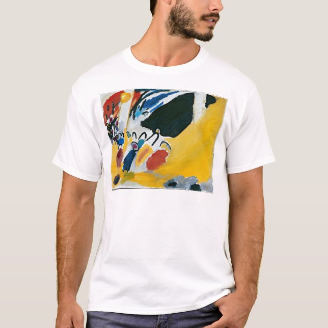 Camiseta Kandinsky Impresión III Concierto Resumen Pintura (Anverso)