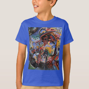 Camiseta Kandinsky Moscú I Cityscape Resumen Profundo Royal