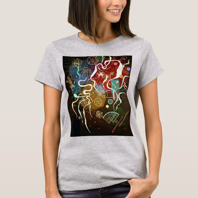 Camiseta Kandinsky Movimiento I Resumen Pintura (Anverso)