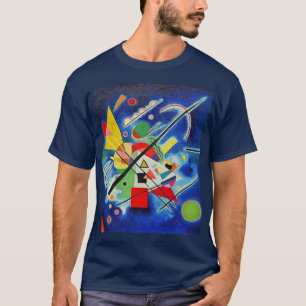 Camiseta Kandinsky - Pintura azul